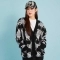 Áo Cardigan MLB Argyle Monogram New York Yankees 3AKCY0224-50BKS Màu Đen Xám Size M Áo Cardigan MLB Argyle Monogram New York Yankees 3AKCY0224-50BKS Màu Đen Xám Size M