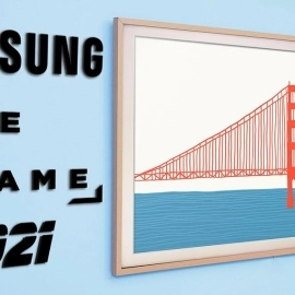 Smart Tivi Khung Tranh The Frame QLED Samsung 4K 55 inch QA55LS03A