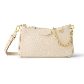 Túi Xách Louis Vuitton Easy Pouch On Strap M81066 Màu Trắng Kem